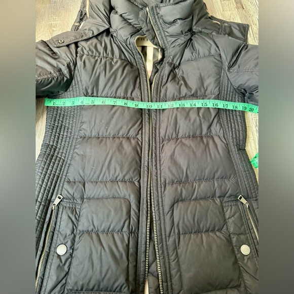 Burberry Brit Mareton Coat. Women's Down Puffer Hooded Coat Black Size M. - Picture 15 of 16